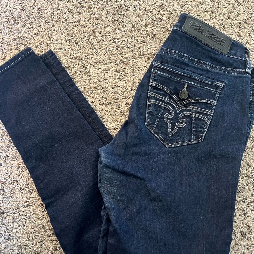 Rock Revival Jeans~ Size 27~ stretch skinny